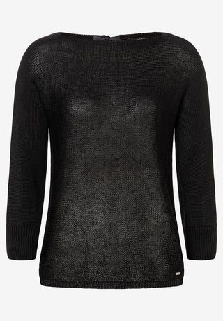 Fledermauspullover  schwarz  Frühjahrs-Kollektion