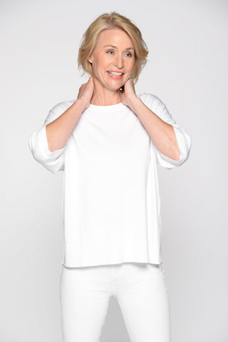 Rdh.-Pullover, 1/2 Arm, uni