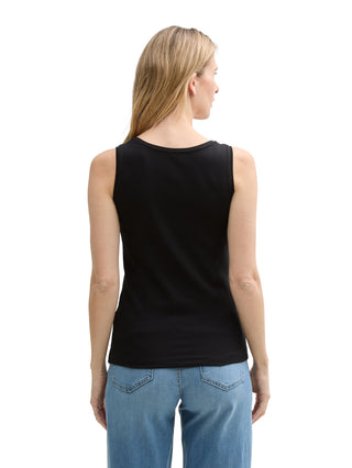 Basic Top mit Rundhalsausschnitt