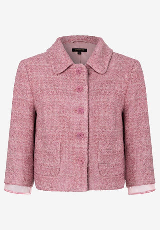 Bouclé Jacke  soft candy rose