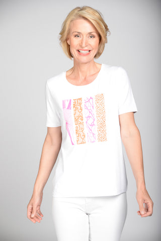 Rdh.-Shirt, 1/2 Arm, Druck