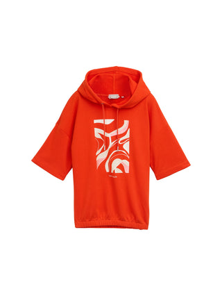 Hoodie Sweatshirt mit Print
