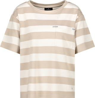 T-Shirt, camel ringel