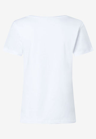 T-Shirt mit Flamingo  weiß  Sommer-Kollektion
