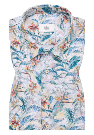 Linen Shirt Twill Kurzarm