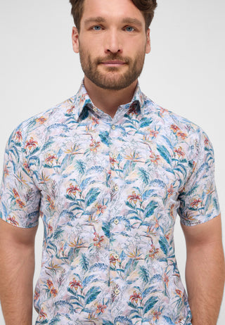 Linen Shirt Twill Kurzarm