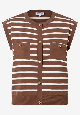 Strickweste  gestreift