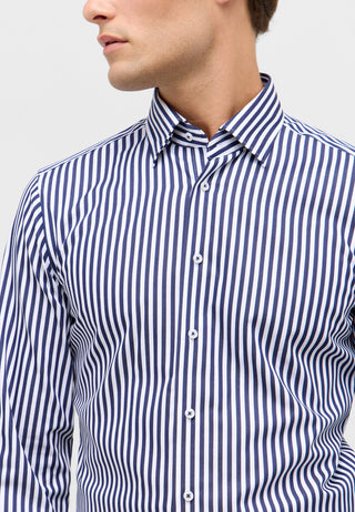 Hemd Satingewebe Langarm