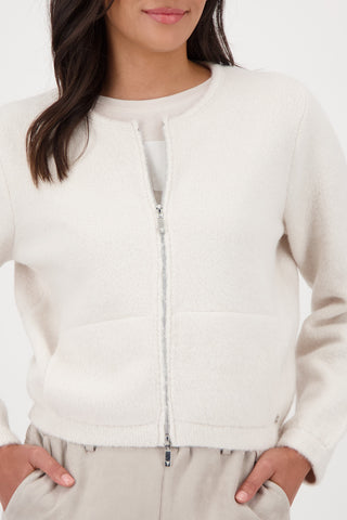 Strickjacke, oat milk