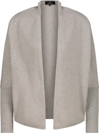 Strickjacke, greige