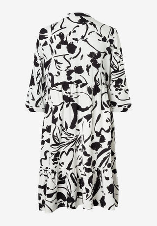 Tunikakleid  schwarz/ecru  Frühjahrs-Kollektion