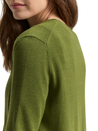 Strickpullover mit V-Ausschnitt