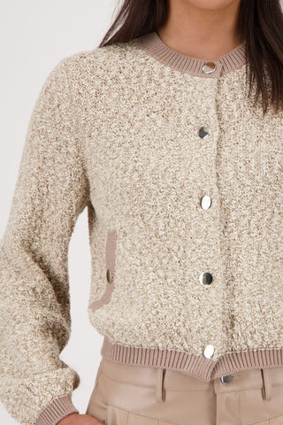 Strickjacke, truffle
