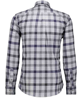 Karo-Hemd Ceramica, Button-down-Kragen