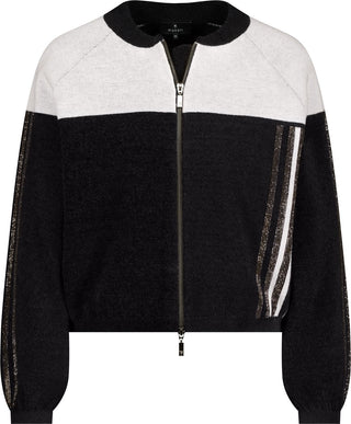 Strickjacke, schwarz
