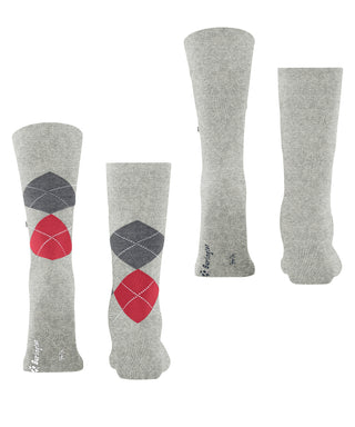 Burlington Everyday Argyle Mix 2-Pack Herren