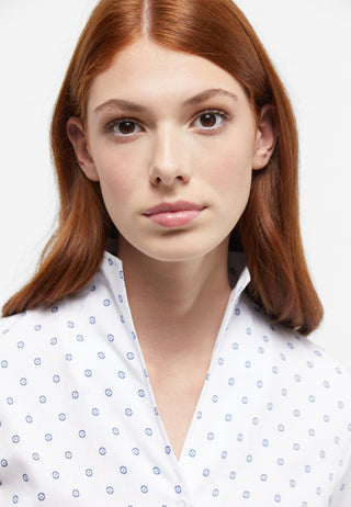Bluse Satingewebe Langarm