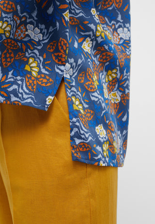 Bluse Satingewebe Langarm