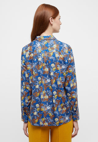 Bluse Satingewebe Langarm