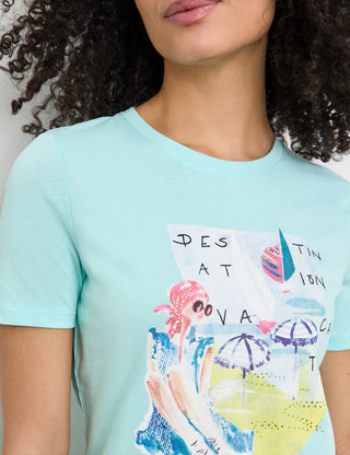 T-Shirt mit Frontprint