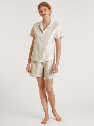 DAMEN Pyjama kurz, etherea taupe