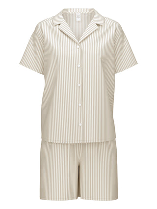 DAMEN Pyjama kurz, etherea taupe