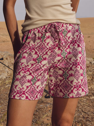 DAMEN Shorts, orchid flower