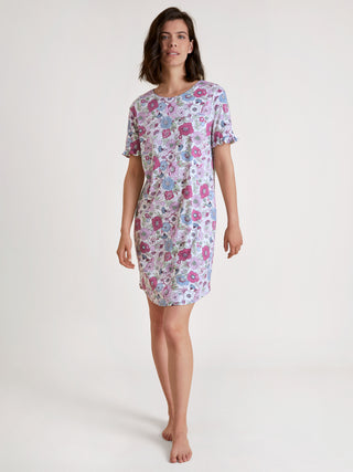 DAMEN Sleepshirt, red violet