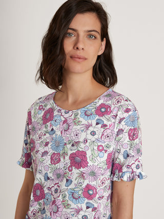 DAMEN Sleepshirt, red violet