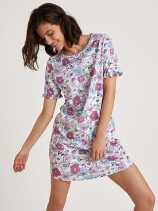 DAMEN Sleepshirt, red violet