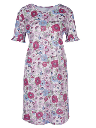 DAMEN Sleepshirt, red violet