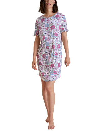 DAMEN Sleepshirt, red violet