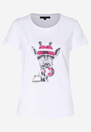 T-Shirt mit Giraffe  weiß  Sommer-Kollektion