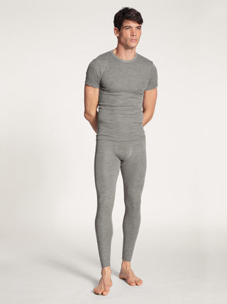 Longpants aus Wolle und Seide