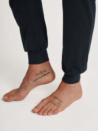 HERREN Pyjama mit Bündchen, mars red