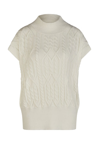 Pullover im Zopf-Muster