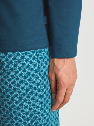 HERREN Pyjama, legion blue