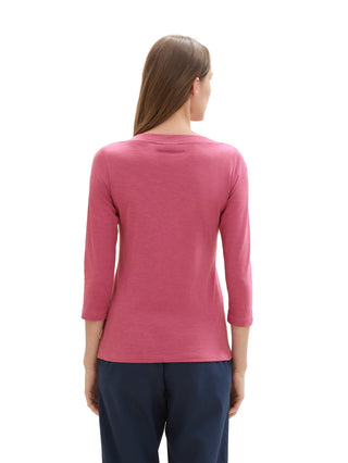 3/4 Arm Shirt mit Bio-Baumwolle