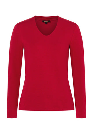 Langarmshirt  rot  Herbst-Kollektion