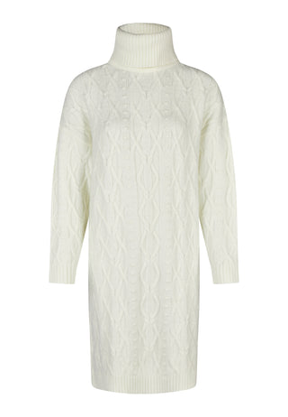 Strickkleid im Zopfmuster