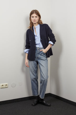 Jeans THE GIRLFRIEND Straight Fit, cropped