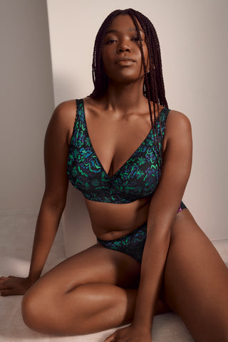 SAN ANGEL Peacock Feather Rioslip