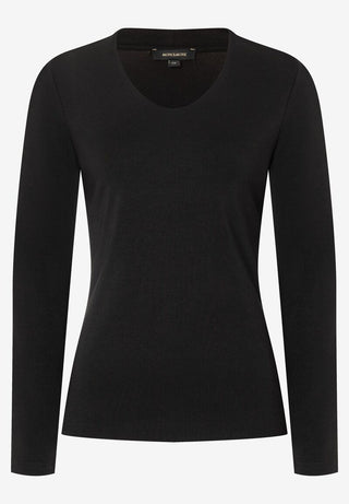 Langarmshirt  schwarz  Herbst-Kollektion