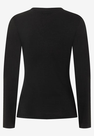 Langarmshirt  schwarz  Herbst-Kollektion