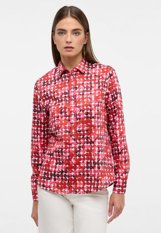 Bluse Satingewebe Langarm