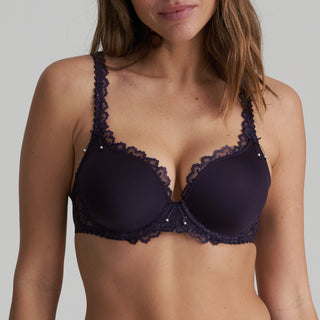 JANE amethyst Unterlegter BH Herzform