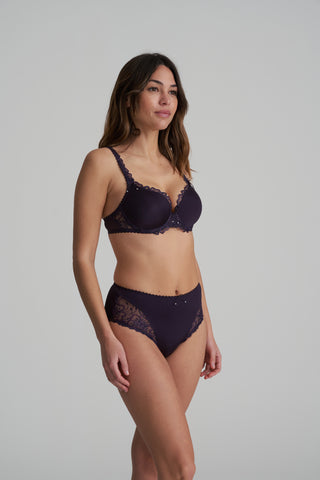 JANE amethyst Unterlegter BH Herzform