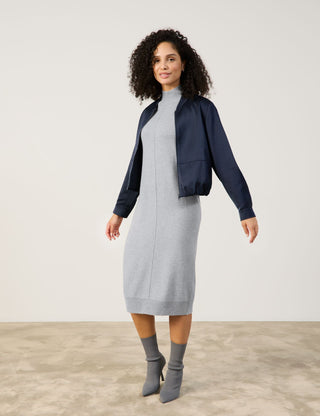 Satinierter Blouson