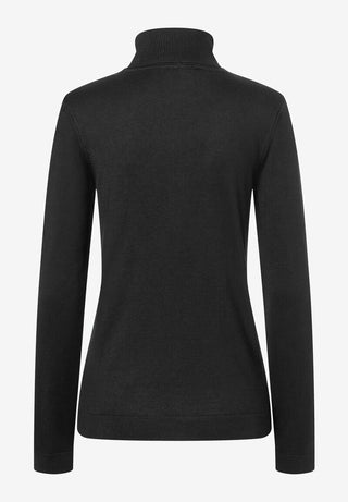 Rollkragenpullover  schwarz  Herbst-Kollektion