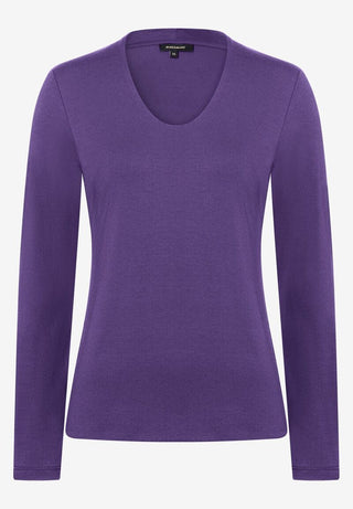 Langarmshirt  pure purple  Herbst-Kollektion